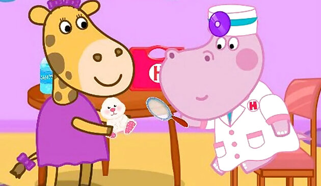 Гиппопотам: Игрушка Симулятор доктора