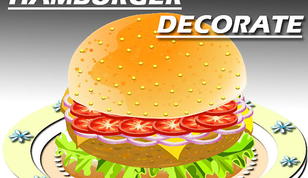 Украшение гамбургера