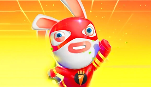 Зайчик прыгает вверх