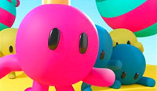 Бег резинового человечка 3D