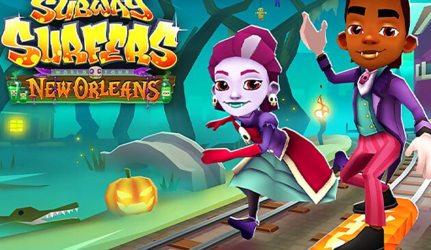 Сабвей серферы Хэллоуин пазл