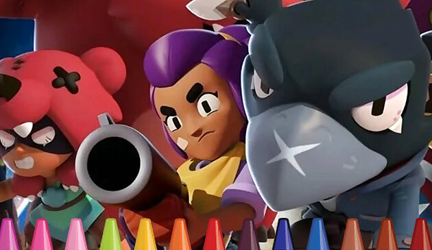 Brawl Stars Книжка-раскраска