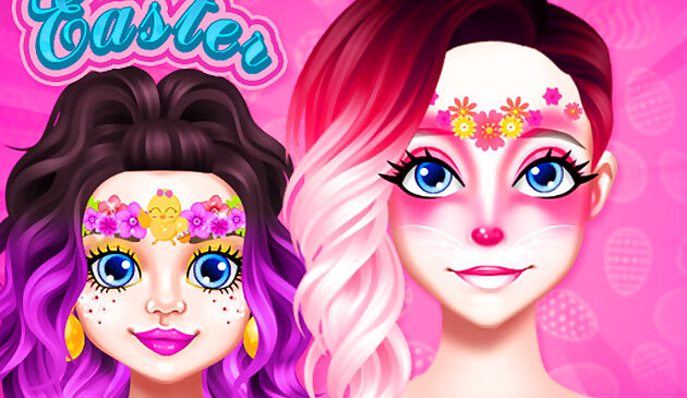 Пасха забавный макияж