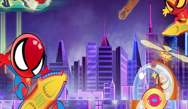 Паук прыгает