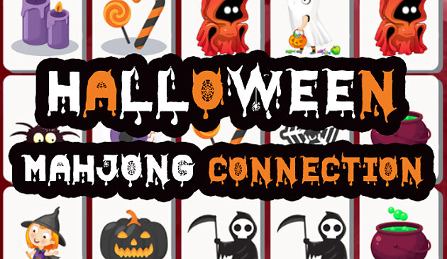 Хэллоуин маджонг соединение