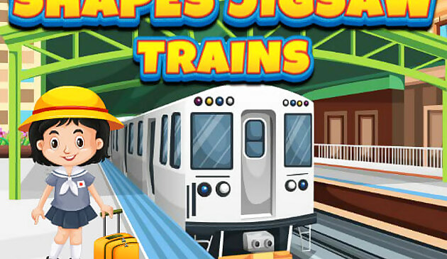 Формы пазл поезда