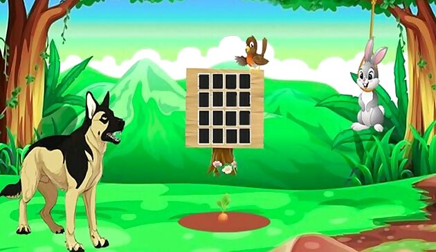 Побег висячего кролика