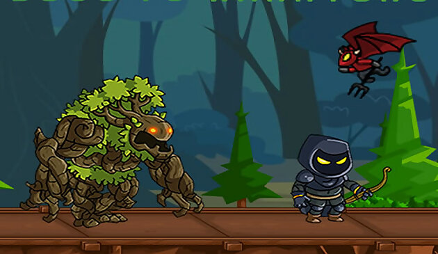 Босс против воинов бой