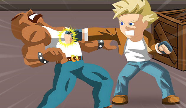 Ретро уличный боец