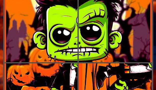 Фрэнки и Вампир Хэллоуин пазл