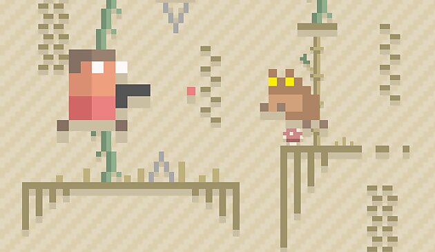 Бумажное пиксельное приключение