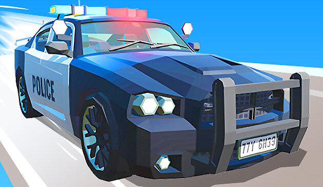 Полицейская автомобильная линия вождения