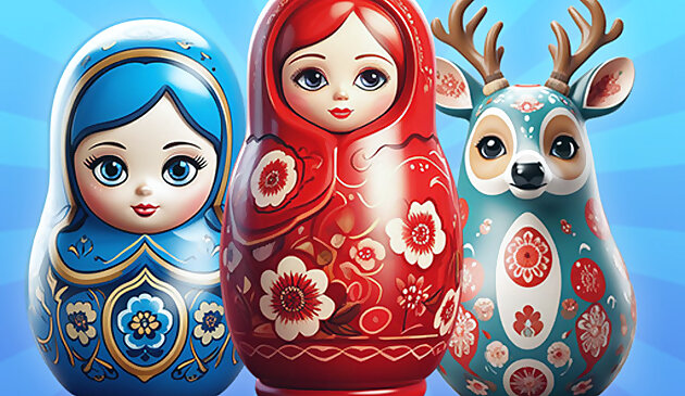 Сортировать по полкам матрешки